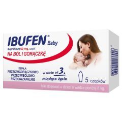 Ibufen Baby, 60 mg, czopki, 5 szt.