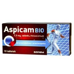 Aspicam Bio, 7,5 mg, tabletki, 10 sztuk