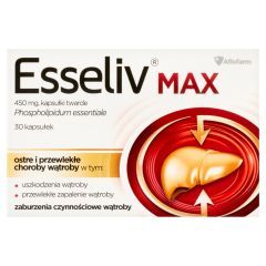 Esseliv Max, 450 mg, kapsułki twarde, 30 szt.