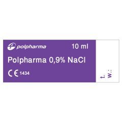 Polpharma 0,9% NaCL,roztwor chlorku sodu,10ml, 100 pojemn.