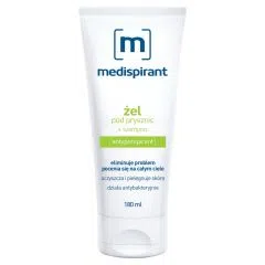 Medispirant, żel pod prysznic + szampon, 180 ml