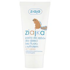 Ziajka, pasta do zębów bez fluoru, z xylitolem, 50 ml,, tuba