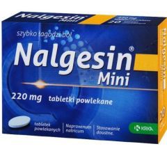 Nalgesin Mini, 220 mg, tabl.powl., 10 szt