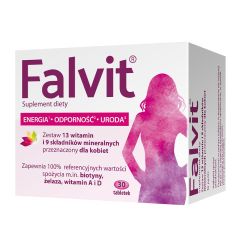 Falvit, tabletki drażowane, 30 szt.