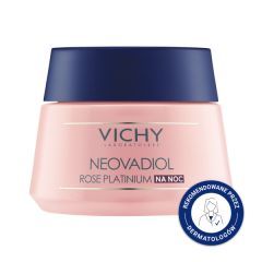 Vichy Neovadiol Rose Platinum, wzmacniający, regenerujący krem na noc, 50 ml