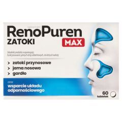 RenoPuren Zatoki MAX, tabletki, 60 szt.