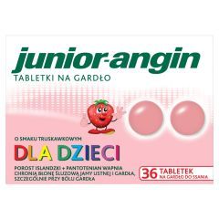 Junior angin, tabletki na gardło, 36 szt.
