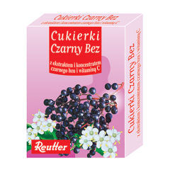 Cukierki, czarny bez, 50 g