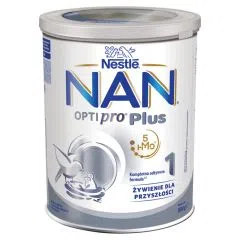 Nestle Nan Optipro Plus 1, 5 HMO, mleko początkowe dla niemowląt od urodzenia, 800 g