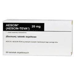 Aescin, 20 mg,tabl.dojelit.,(i.row),Delf,Czechy, 90 szt