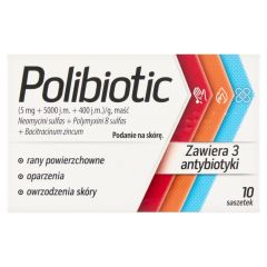 Polibiotic, maść w saszetkach, 1 g, 10 szt.
