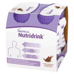 Nutridrink, smak czekoladowy, płyn, 4 x 125 ml