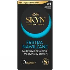 Skyn Ekstra Nawilżane, nielateksowe prezerwatywy, 10 szt.
