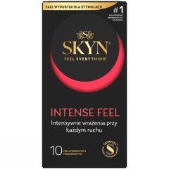 Skyn Intense Feel, nielateksowe prezerwatywy z wypustkami, 10 szt.