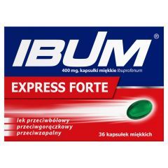 Ibum Express Forte, 400 mg, kapsułki miękkie, 36 szt.