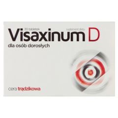 Visaxinum D dla osób dorosłych z cerą trądzikową, tabletki powlekane, 30 szt.