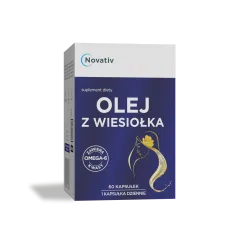Novativ Olej z wiesiołka, kapsułki, 60 sztuk