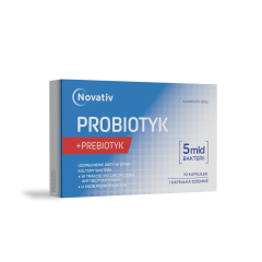 Novativ Probiotyk 5 mld bakterii, kapsułki, 10 sztuk