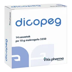 Dicopeg, proszek do sporządzania roztworu doustnego, 10 g, 14 saszetek