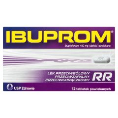 Ibuprom RR Max, 400 mg, tabletki powlekane, 12 szt.