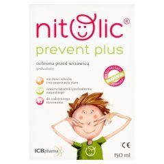 Pipi Nitolic Prevent Plus, spray przeciw wszawicy, 150 ml (2 x 75 ml)