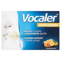 Vocaler, miód cytryna, pastylki do ssania, 24 szt.