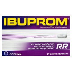 Ibuprom RR Max, 400 mg, tabletki powlekane, 24 szt. (2 x 12 szt.)
