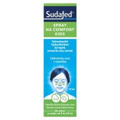 Sudafed XyloSpray HA dla dzieci, 0,5mg/ml, aerozol do nosa, 10 ml