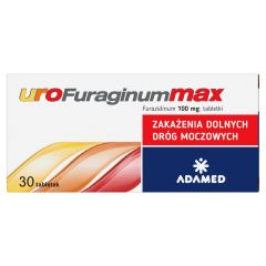 UroFuraginum Max, 100 mg, tabletki, 30 szt.