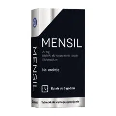 Mensil, 25 mg, tabletki do rozgryzania, żucia, 2 szt.