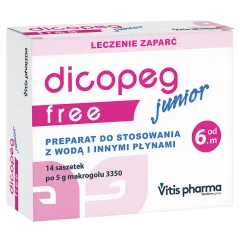 Dicopeg Junior Free, proszek, 5 g, 14 saszetek