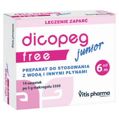 Dicopeg Junior Free, proszek, 5 g, 14 saszetek