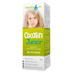 Oxalin Junior, 0,5 mg/g, zel do nosa, 10 g, butel.