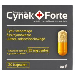 Cynek + Forte, kapsułki twarde, 20 szt.