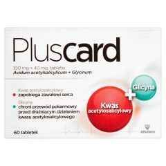 Pluscard, 100 mg + 40 mg, tabletki, 60 szt.