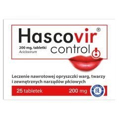 Hascovir Control, 200 mg, tabletki, 25 szt.