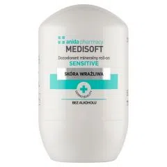 Anida Medisoft Sensitive, dezodorant mineralny, roll-on, 50 ml