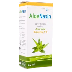AloeNasin A+E, spray do nosa z aloesem i witaminami A+E, 10 ml