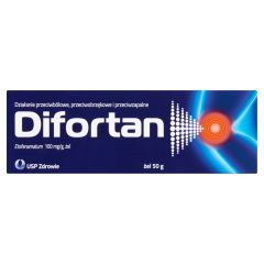 Difortan, 100 mg/g, żel, 50 g