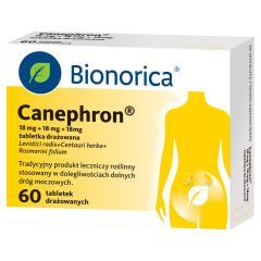 Canephron, 18 mg +18 mg + 18 mg, tabletki drażowane, 60 tabletek drażowanych