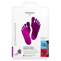 L'Biotica Maska złuszczajaca na pięty, 1 para
