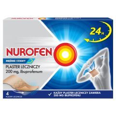 Nurofen Mięśnie i Stawy, 200 mg, plastry lecznicze, 4 szt.