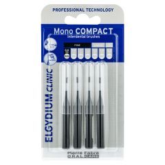 Elgydium Clinic Mono Compact 0, szczoteczka międzyzębowa, 4 szt.