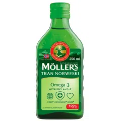 Mollers Tran Norweski, aromat jabłkowy, 250 ml