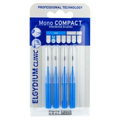 Elgydium Clinic Mono Compact 1, szczoteczka międzyzębowa, 4 szt.