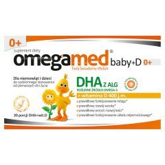 Omegamed Baby+D 0+, kapsułki twist-off, 30 szt.