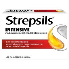 Strepsils Intensive, 8,75 mg, tabletki do ssania, 36 szt.