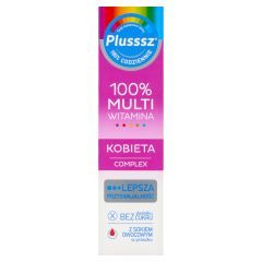 Plusssz 100% Multiwitamina Kobieta Complex, tabletki musujące, 20 szt.