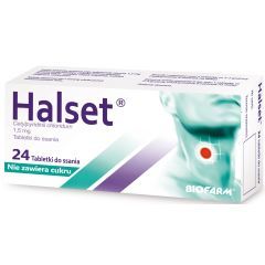 HALSET, 1,5 mg, tabletki do ssania, 24 sztuki