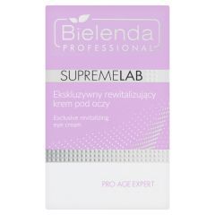 Bielenda Professional SupremeLab, Ekskluzywny rewitalizujący krem pod oczy, 15 ml